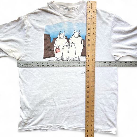 Vintage The Far Side Holsteins Visit Grand Canyon Cow 80 Obscure Tourist T Shirt - Picture 10 of 10